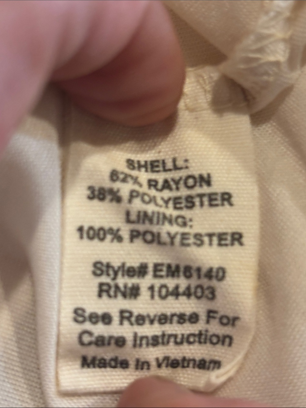 Sweet Wanderer Cream Dress with Golden floral pattern - Picture 3 of 6
